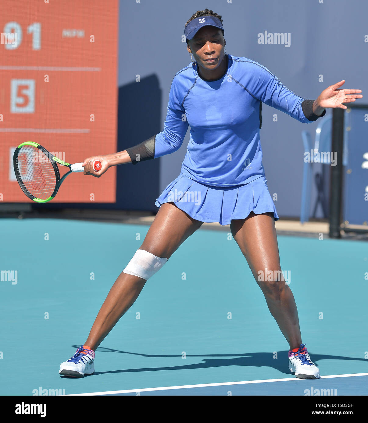 Miami 2019 Open day 5 présenté par Itau au Hard Rock Stadium comprend : Venus Williams Où : Miami Gardens, Florida, United States Quand : 22 Mar 2019 Crédit : Johnny Louis/WENN.com Banque D'Images