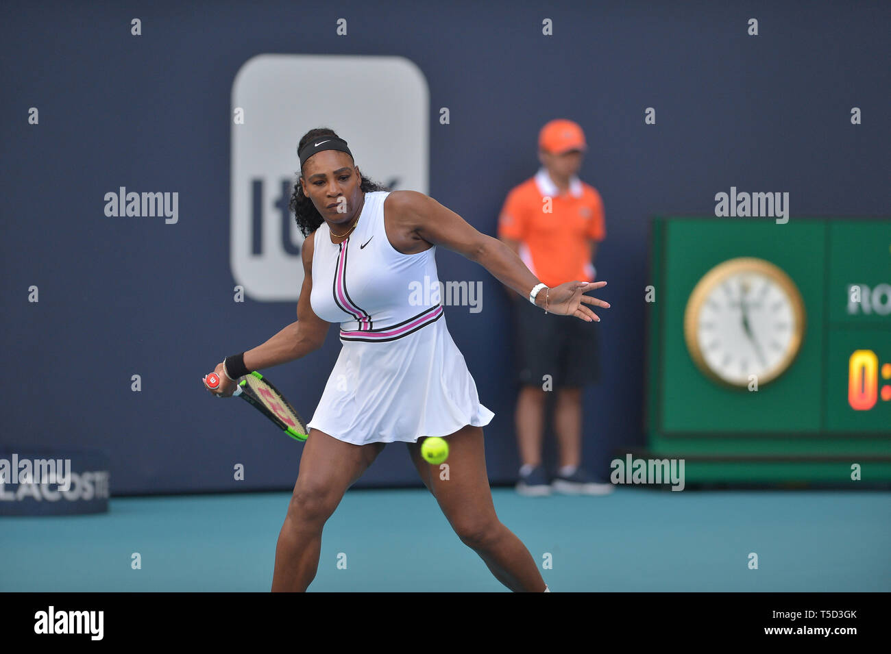 Miami 2019 Open day 5 présenté par Itau au Hard Rock Stadium comprend : Serena Williams Où : Miami Gardens, Florida, United States Quand : 22 Mar 2019 Crédit : Johnny Louis/WENN.com Banque D'Images