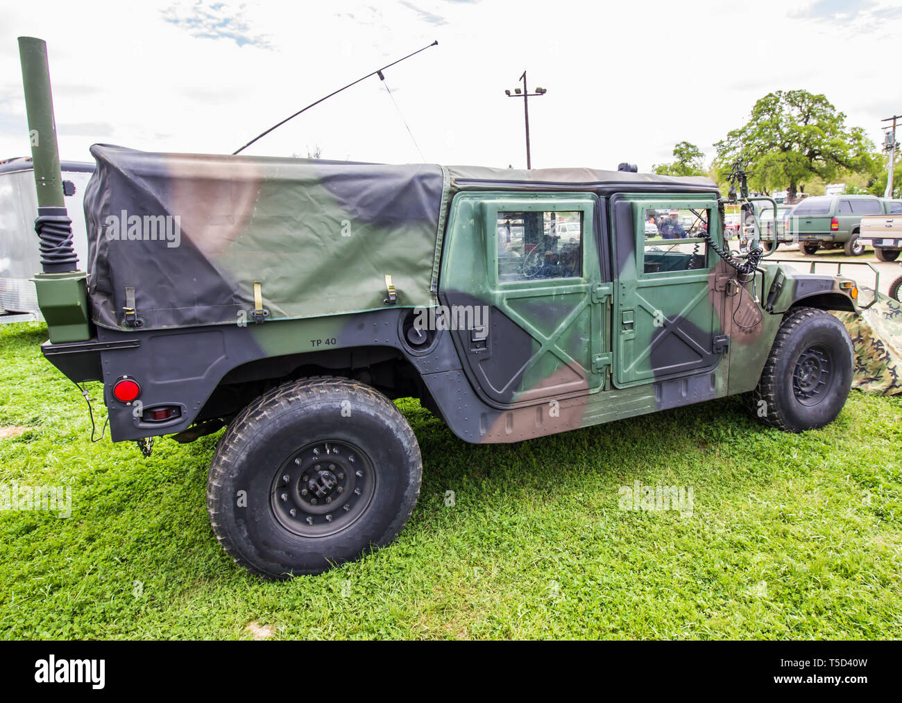 Style militaire Camouflage Personnel Carrier Banque D'Images