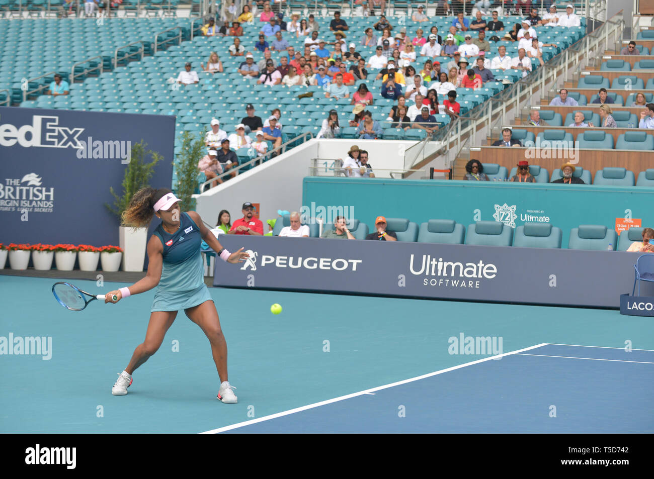 Miami 2019 Open day 5 présenté par Itau au Hard Rock Stadium avec : Naomi Osaka Où : Miami Gardens, Florida, United States Quand : 23 Mar 2019 Crédit : Johnny Louis/WENN.com Banque D'Images