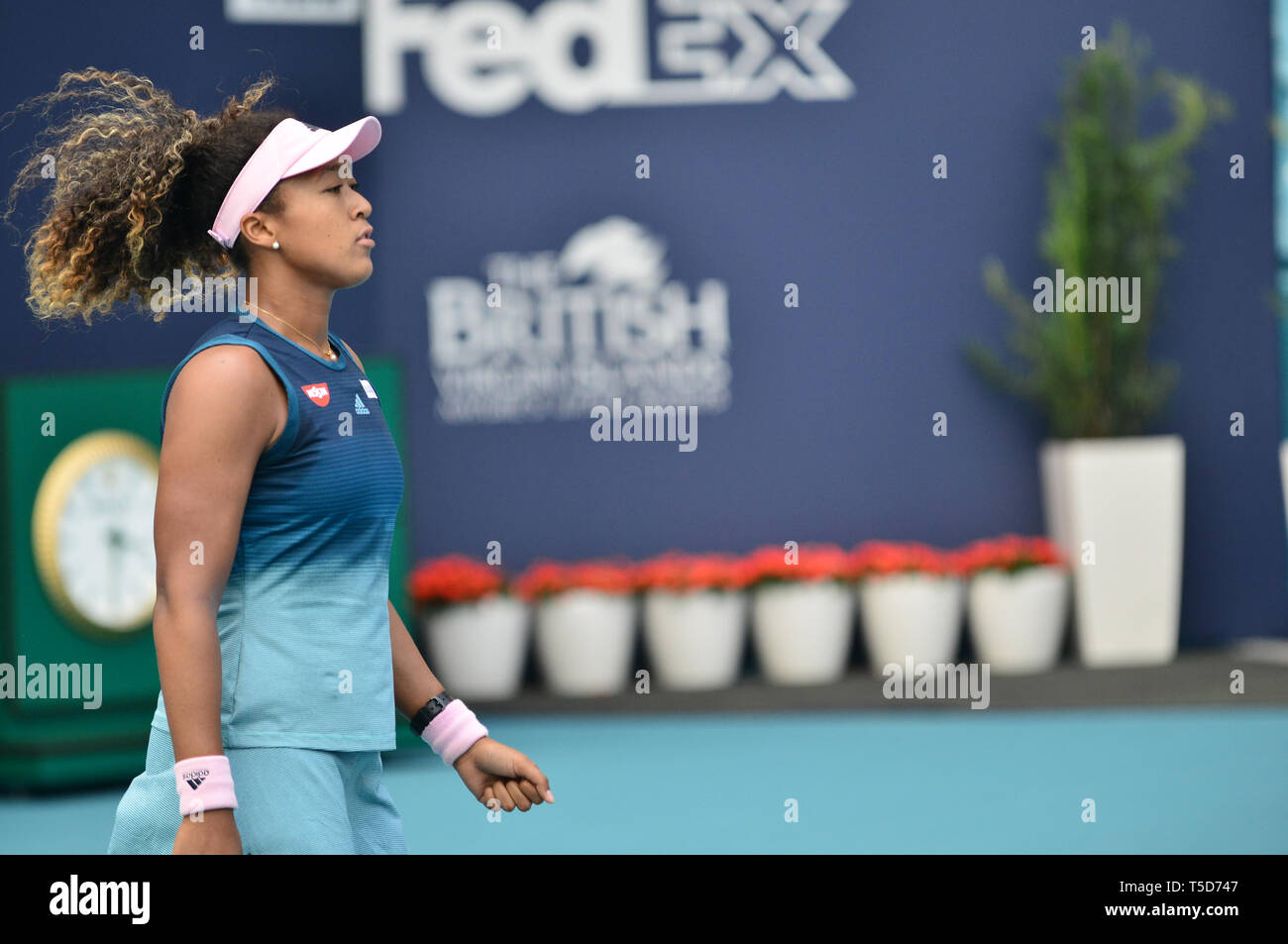 Miami 2019 Open day 5 présenté par Itau au Hard Rock Stadium avec : Naomi Osaka Où : Miami Gardens, Florida, United States Quand : 23 Mar 2019 Crédit : Johnny Louis/WENN.com Banque D'Images