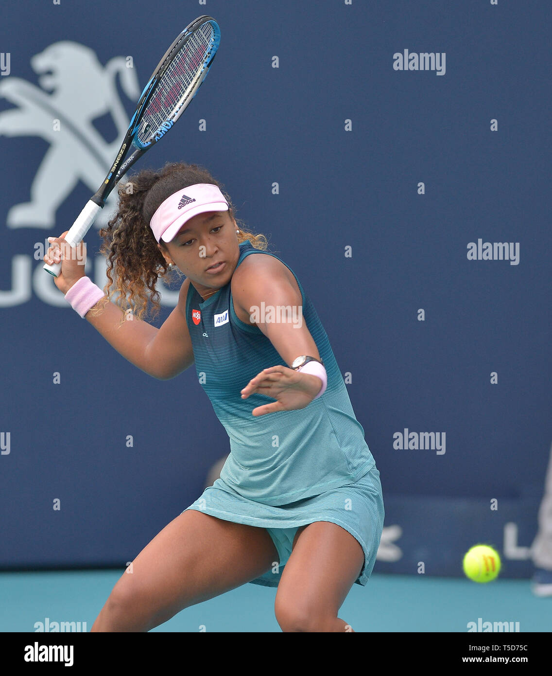Miami 2019 Open day 5 présenté par Itau au Hard Rock Stadium avec : Naomi Osaka Où : Miami Gardens, Florida, United States Quand : 23 Mar 2019 Crédit : Johnny Louis/WENN.com Banque D'Images