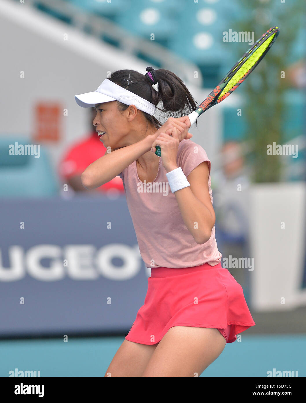 Miami 2019 Open day 5 présenté par Itau au Hard Rock Stadium comprend : Su-Wei Hsieh Où : Miami Gardens, Florida, United States Quand : 23 Mar 2019 Crédit : Johnny Louis/WENN.com Banque D'Images