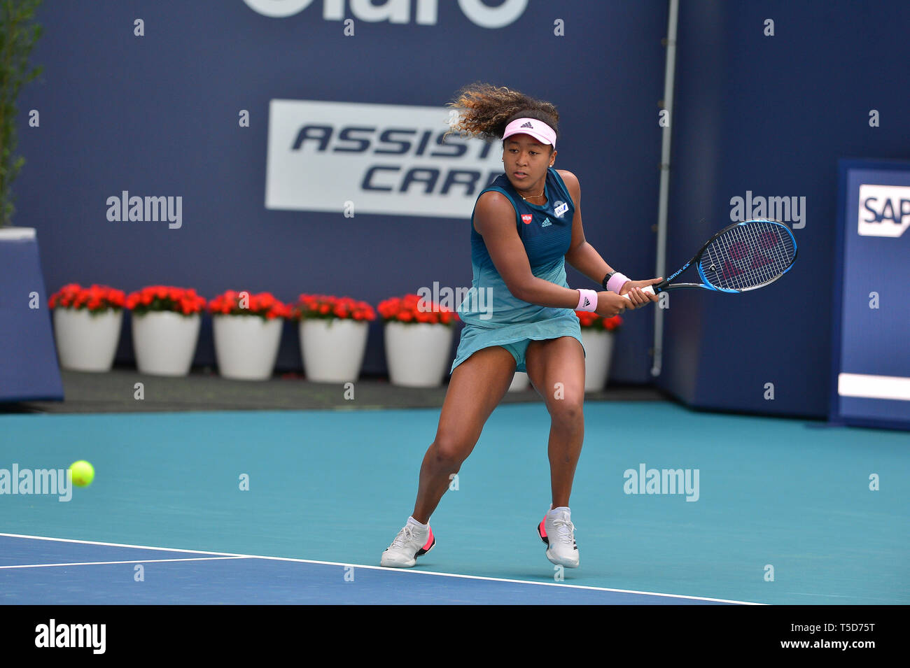 Miami 2019 Open day 5 présenté par Itau au Hard Rock Stadium avec : Naomi Osaka Où : Miami Gardens, Florida, United States Quand : 23 Mar 2019 Crédit : Johnny Louis/WENN.com Banque D'Images