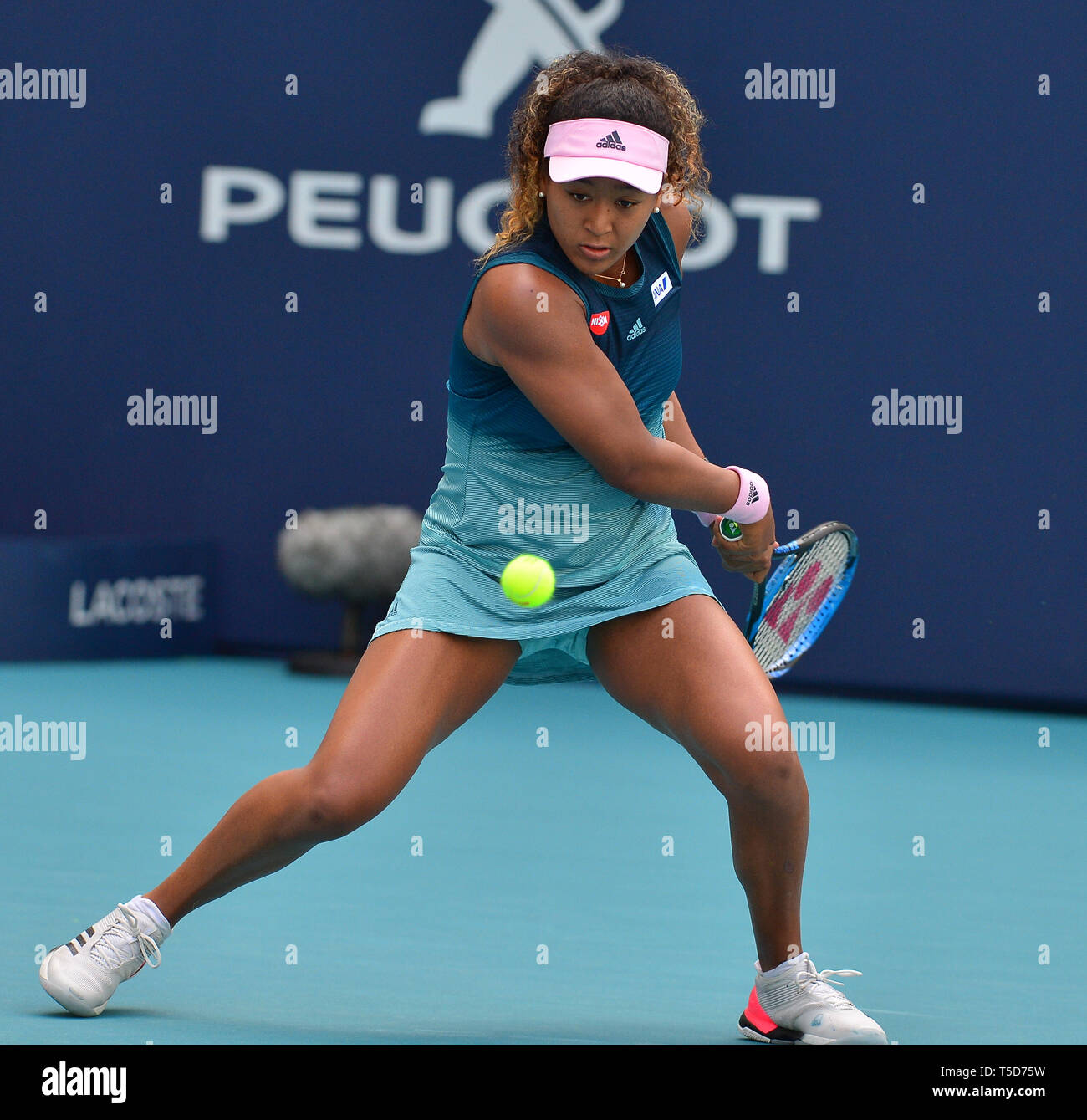 Miami 2019 Open day 5 présenté par Itau au Hard Rock Stadium avec : Naomi Osaka Où : Miami Gardens, Florida, United States Quand : 23 Mar 2019 Crédit : Johnny Louis/WENN.com Banque D'Images