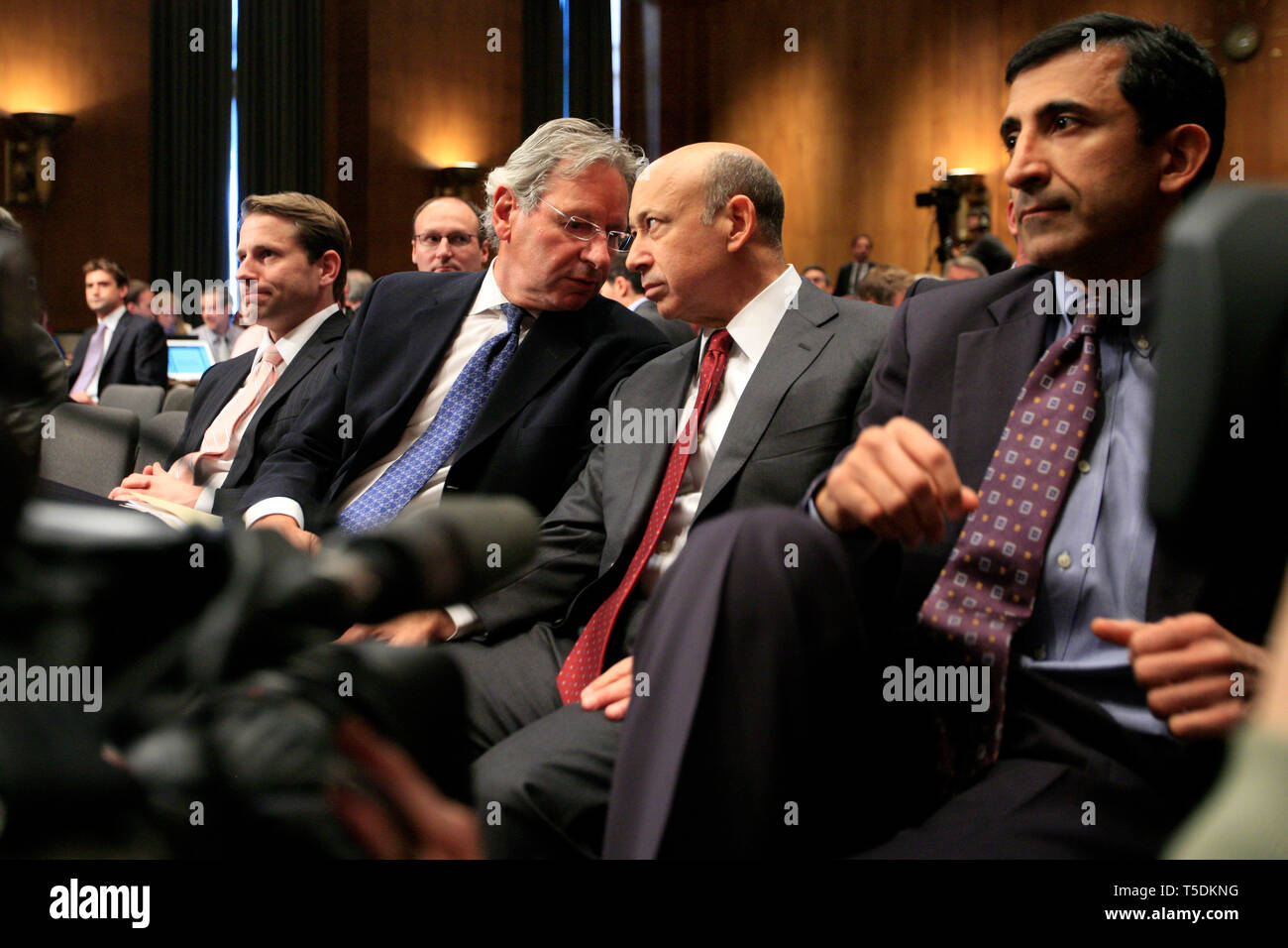 Sénat Audition de Goldman Sachs Président Directeur Général Lloyd C. Blankfein. Banque D'Images