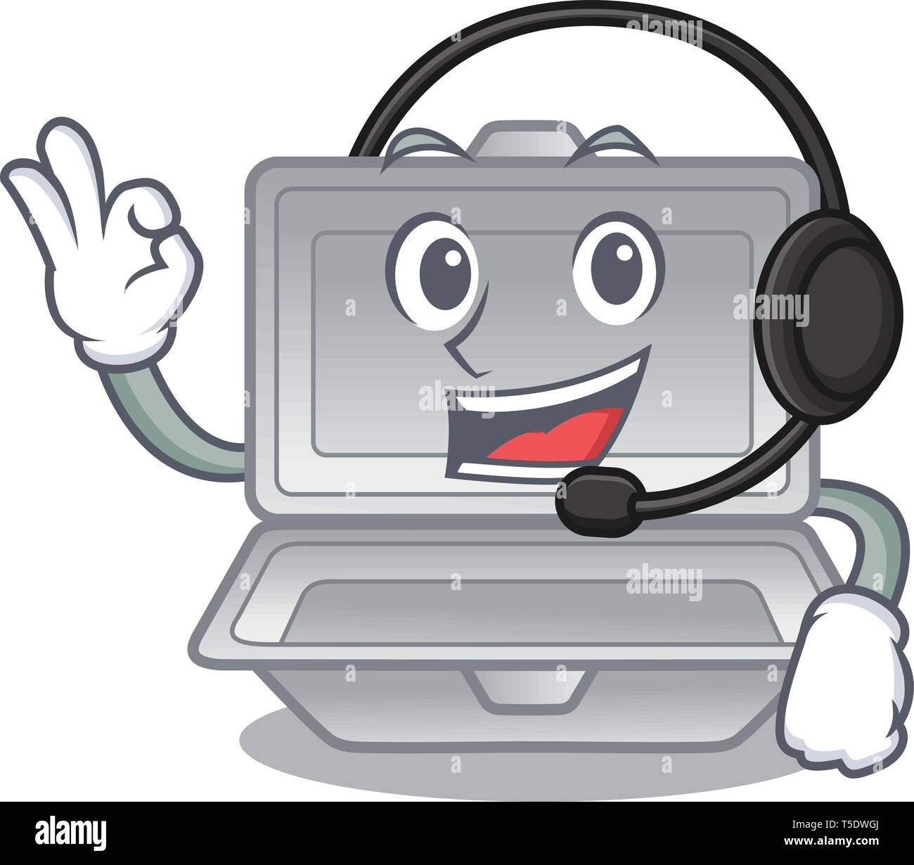 Casque ouvert avec caricature de polystyrène au dessus de la table Illustration de Vecteur Casque ouvert avec caricature de polystyrène au dessus de la table Illustration de Vecteur