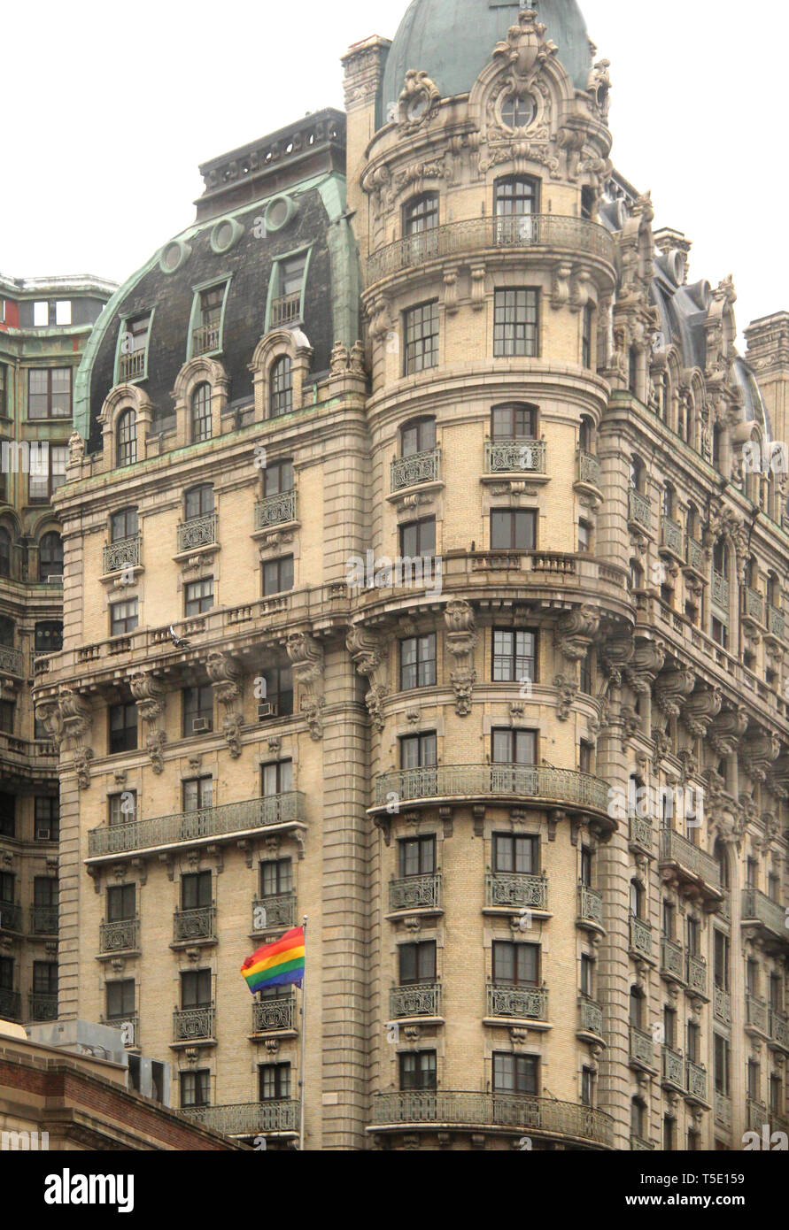 L'Ansonia immeuble, au 2109, avenue Broadway, à Manhattan, New York, USA Banque D'Images