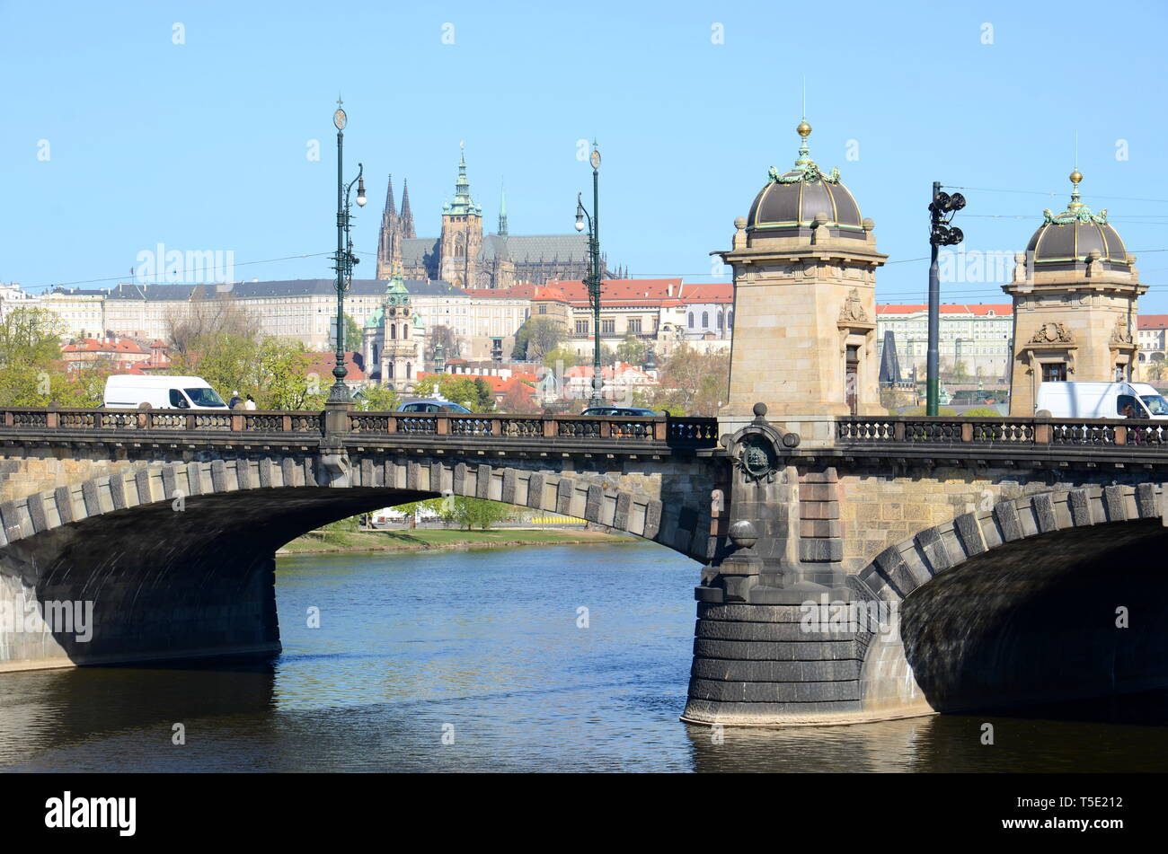 Pont de la légion à Prague Banque D'Images