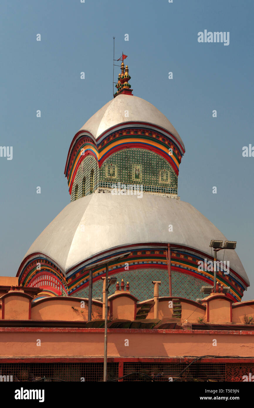 Kalighat kali temple, Kolkata, Bengale de l'Inde, l'Asie Banque D'Images