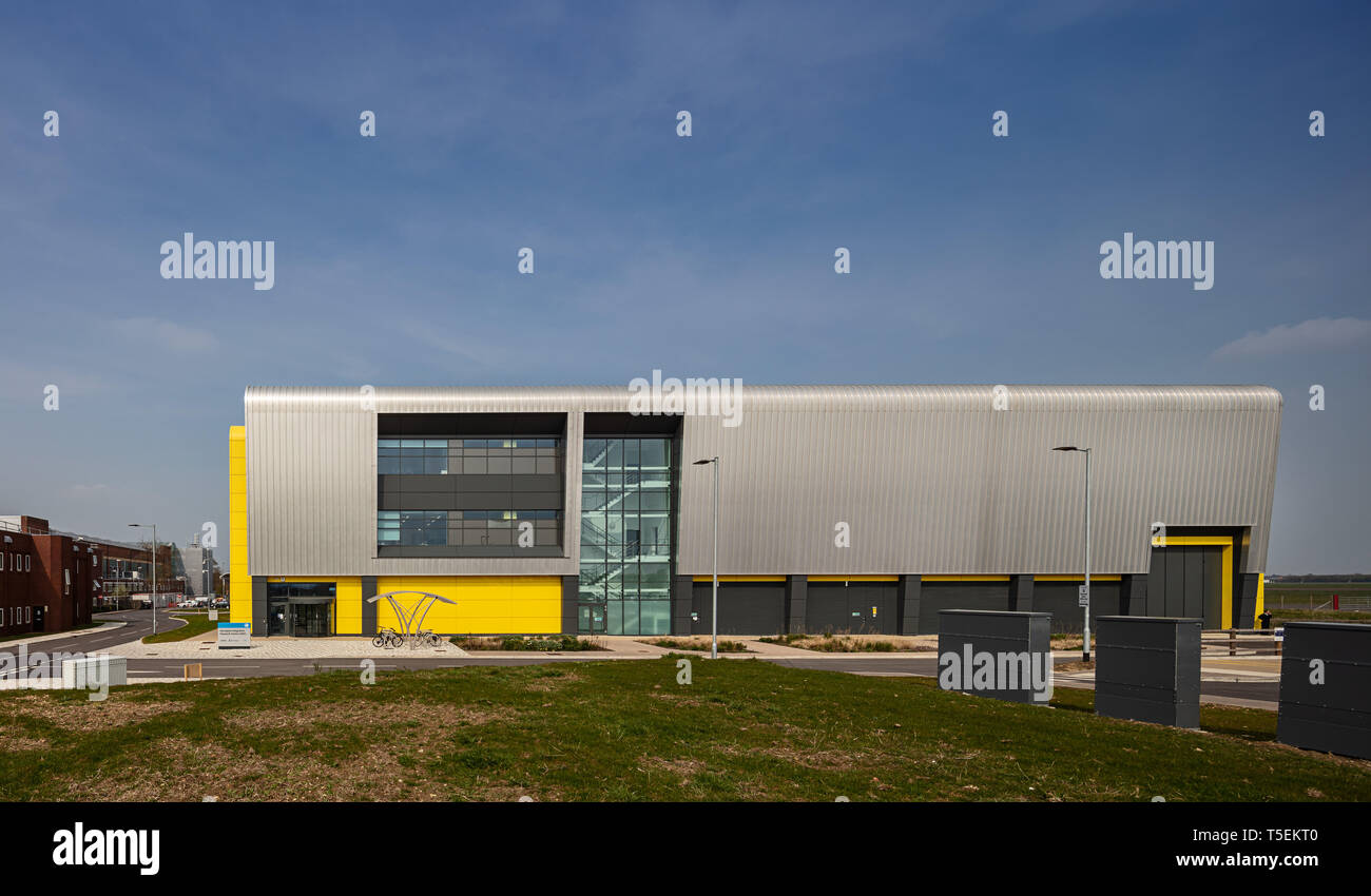 Centre de recherche sur l'intégration de l'aérospatiale des capacités de l'Université de Cranfield dans le Bedfordshire Banque D'Images