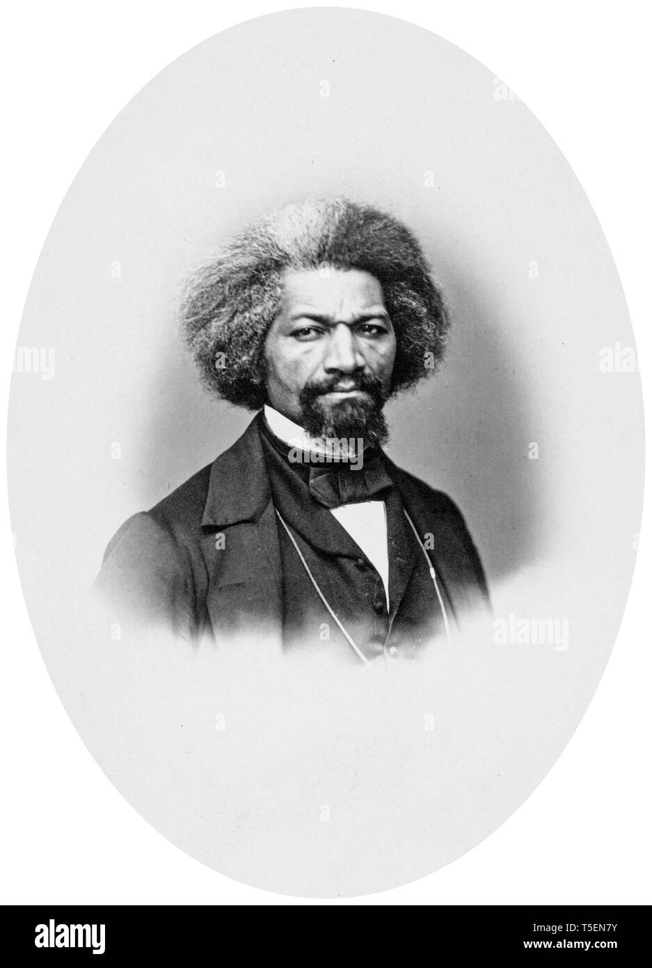 Frederick Douglass (1818-1895), portrait par John White Hurn, 1862 Banque D'Images