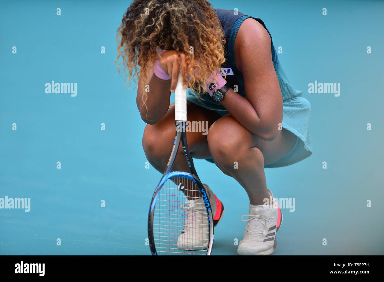 Miami 2019 Open day 6 présenté par Itau au Hard Rock Stadium avec : Naomi Osaka Où : Miami Gardens, Florida, United States Quand : 23 Mar 2019 Crédit : Johnny Louis/WENN.com Banque D'Images