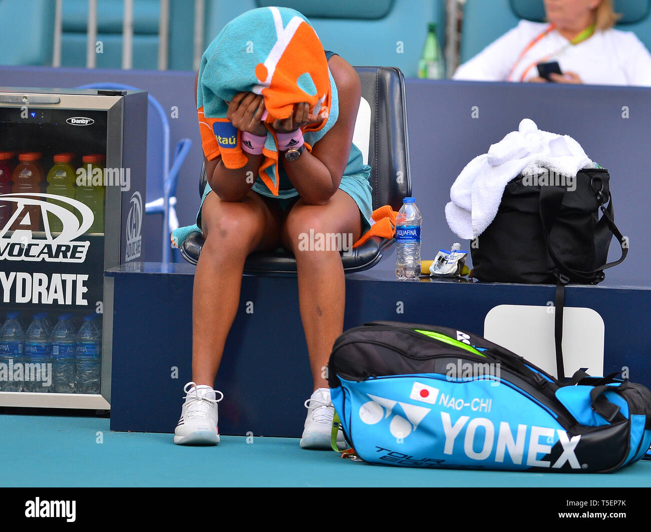 Miami 2019 Open day 6 présenté par Itau au Hard Rock Stadium avec : Naomi Osaka Où : Miami Gardens, Florida, United States Quand : 23 Mar 2019 Crédit : Johnny Louis/WENN.com Banque D'Images