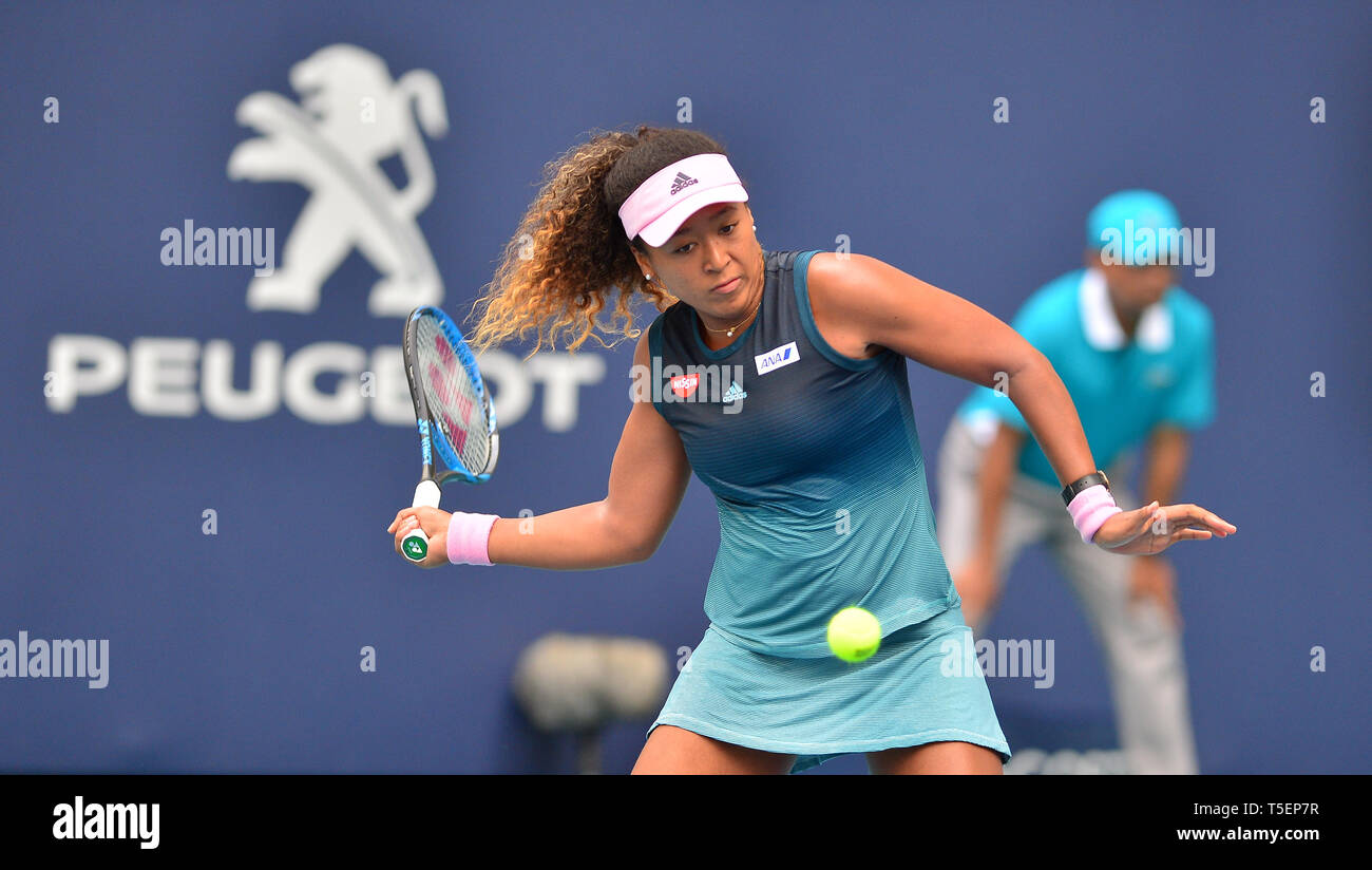Miami 2019 Open day 6 présenté par Itau au Hard Rock Stadium avec : Naomi Osaka Où : Miami Gardens, Florida, United States Quand : 23 Mar 2019 Crédit : Johnny Louis/WENN.com Banque D'Images