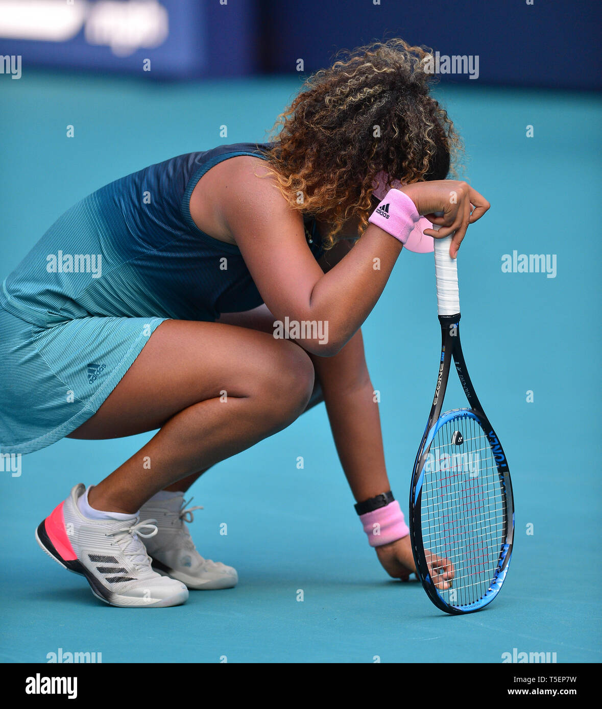 Miami 2019 Open day 6 présenté par Itau au Hard Rock Stadium avec : Naomi Osaka Où : Miami Gardens, Florida, United States Quand : 23 Mar 2019 Crédit : Johnny Louis/WENN.com Banque D'Images