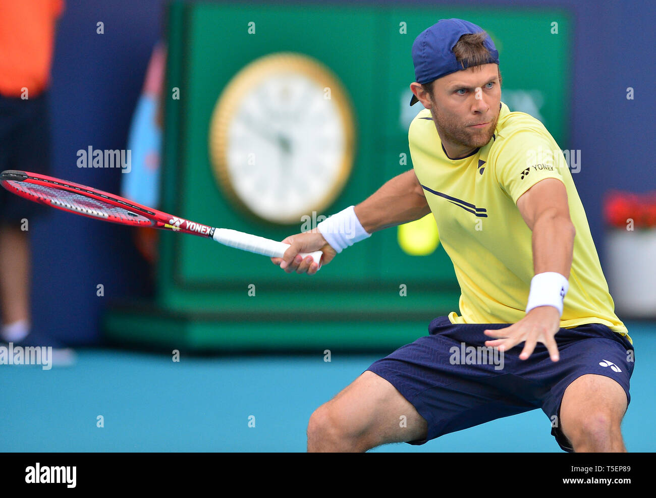 Miami 2019 Open day 6 présenté par Itau au Hard Rock Stadium comprend : Radu Albot Où : Miami Gardens, Florida, United States Quand : 23 Mar 2019 Crédit : Johnny Louis/WENN.com Banque D'Images