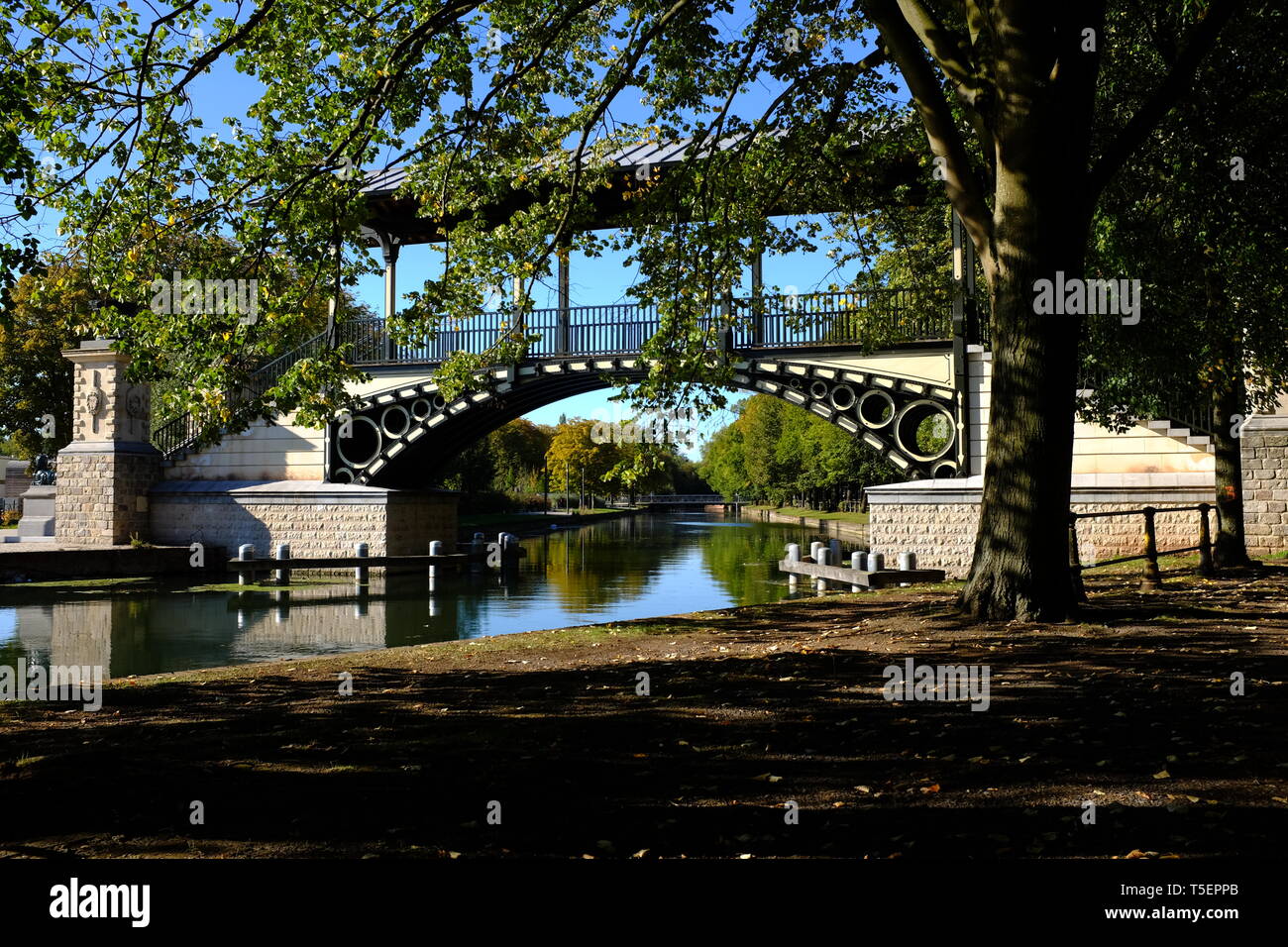 Pont Napoléon, Lille (France) Banque D'Images