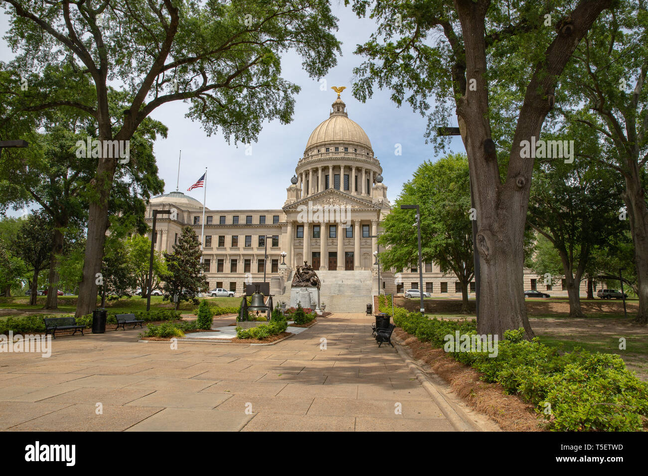 Mississippi State Capitol building au centre-ville de Jackson, MS Banque D'Images