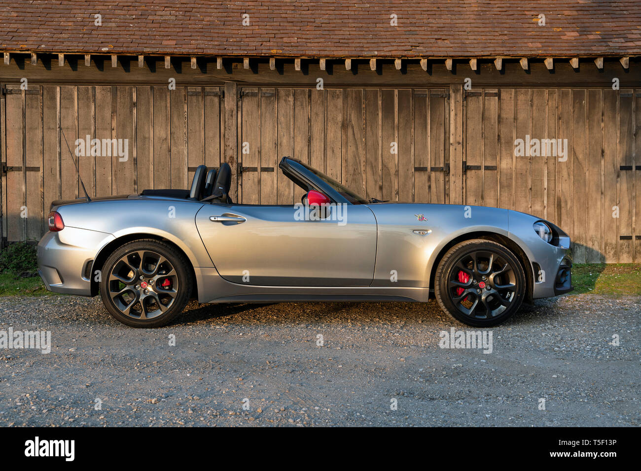 2018 Fiat 124 Spider Abarth Banque D'Images