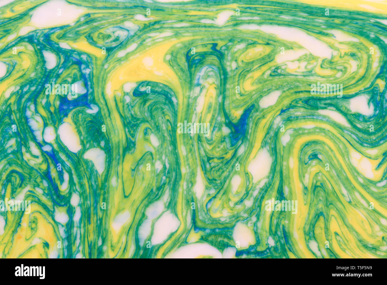 Vert Bleu Jaune en texture background Banque D'Images