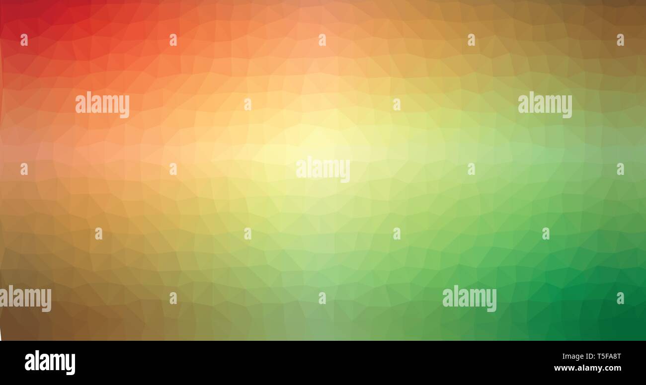 Orange et vert faible gradient géométrique triangulaire poly verre flou polygonale Abstract Vector Background Illustration de Vecteur