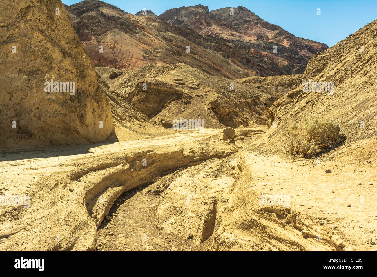 La palette de l'artiste dans la Death Valley National Park, California Banque D'Images