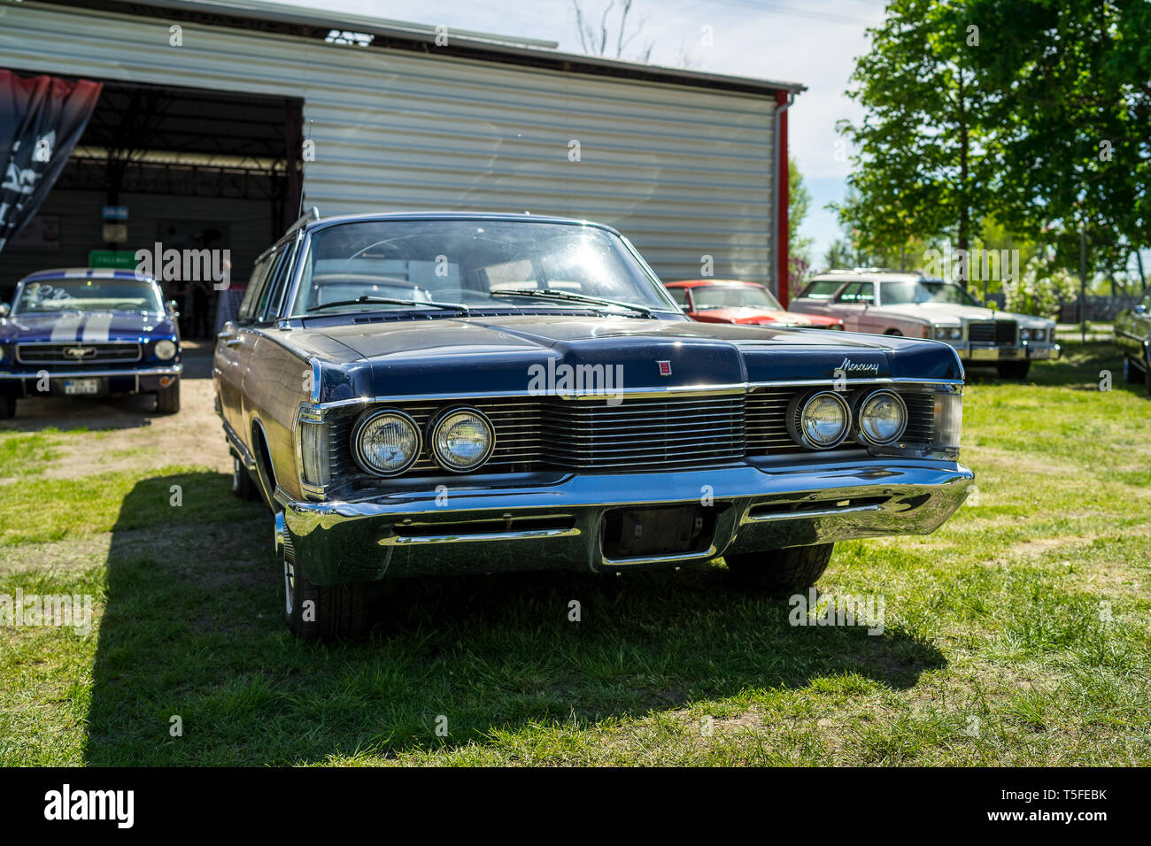 BERLIN - 05 MAI 2018 : berline Mercury Grand Marquis Colony Park. Banque D'Images