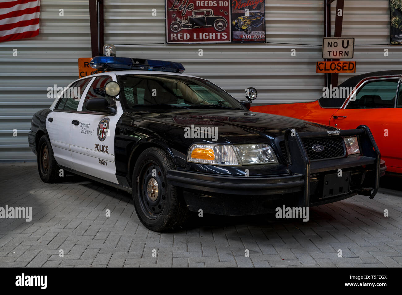 BERLIN - Mai 05, 2018 : voiture spéciale Ford Crown Victoria Police Interceptor, 2008. Banque D'Images