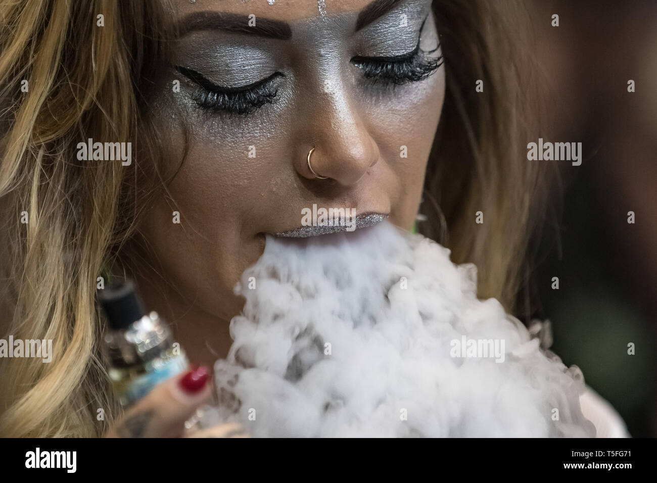 Vape Jam UK convention à ExCeL London, UK Banque D'Images