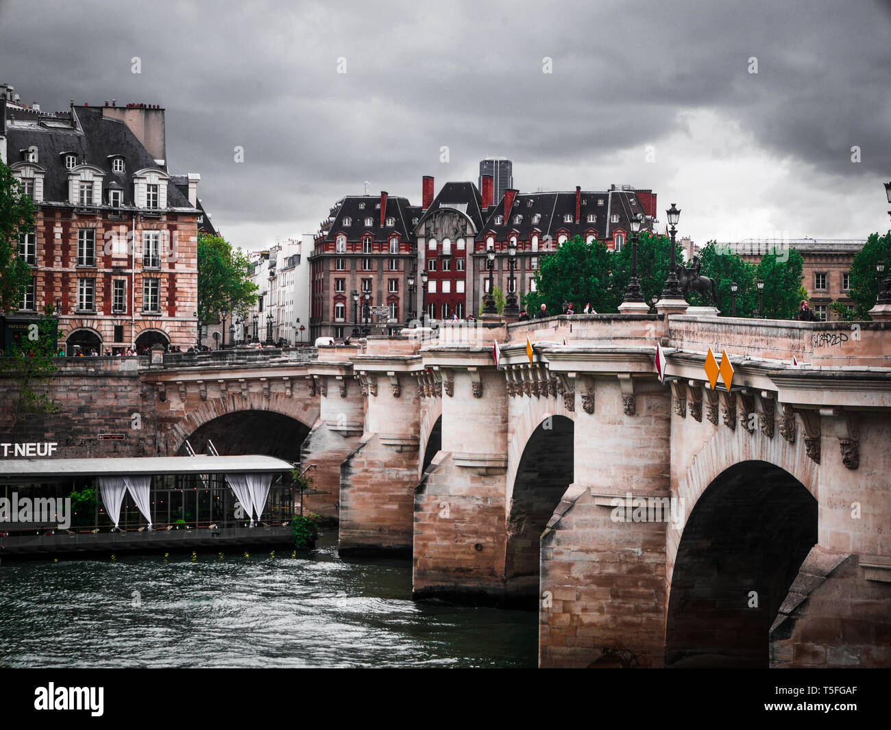 Pont Neuf - 6ème arrondissement - Paris Banque D'Images