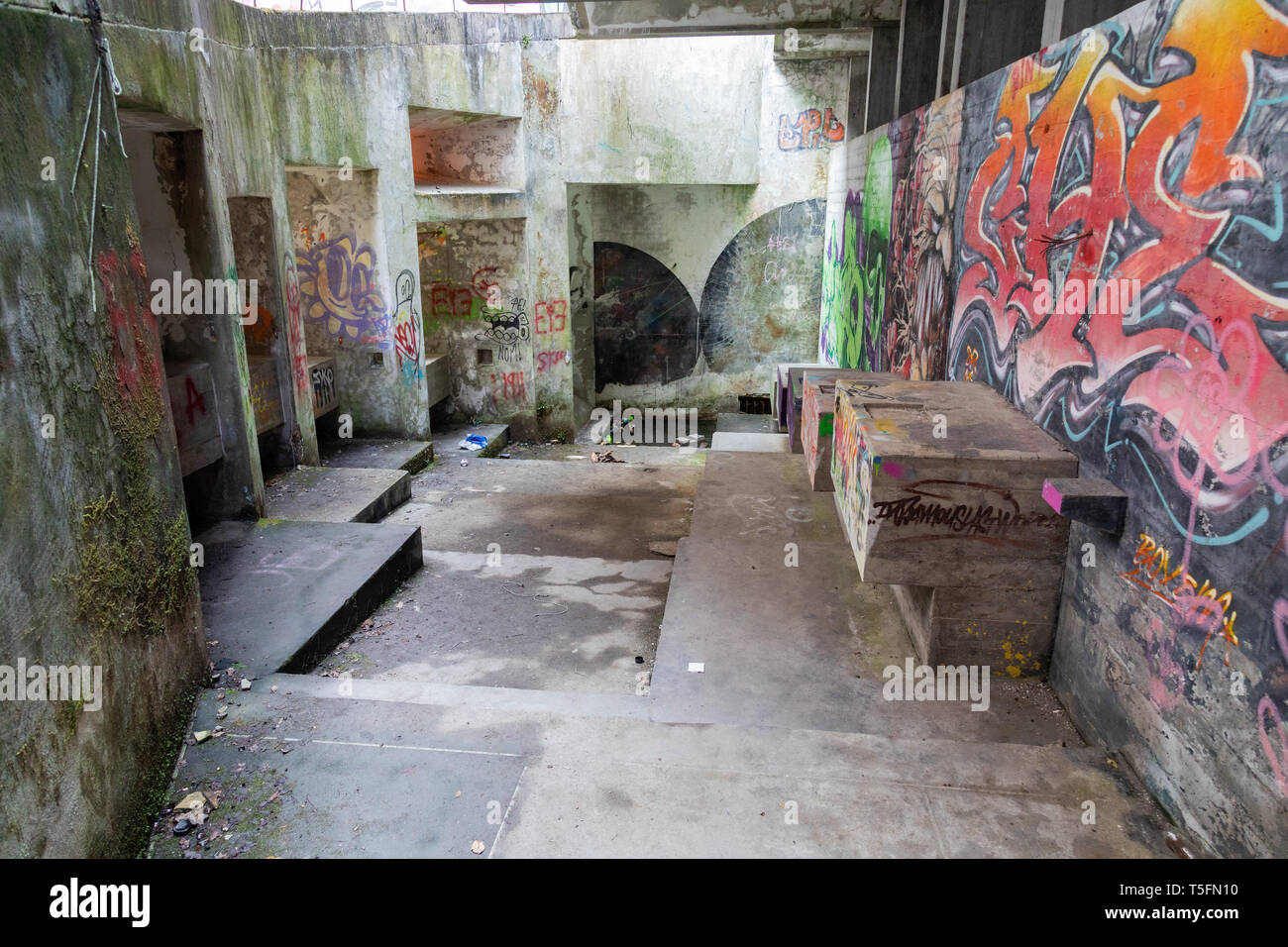 La Séminaire de Cardross est un séminaire désaffecté appartenant à l'Archidiocèse de Glasgow. La catégorie un bâtiment fermé à la fin des années 1980 Banque D'Images