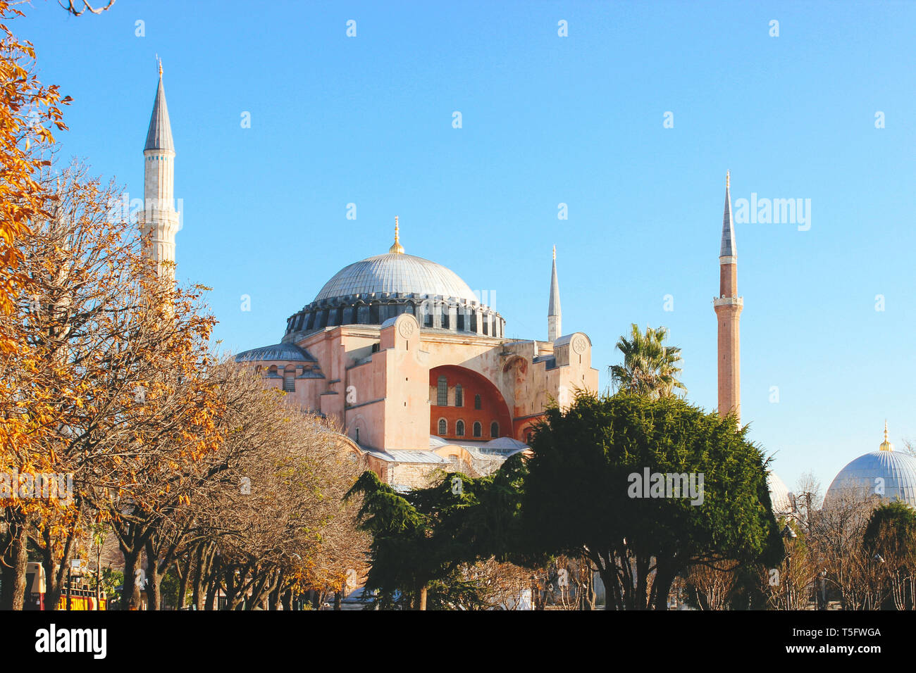 Sainte-sophie de Constantinople. Turquie, Istanbul Banque D'Images