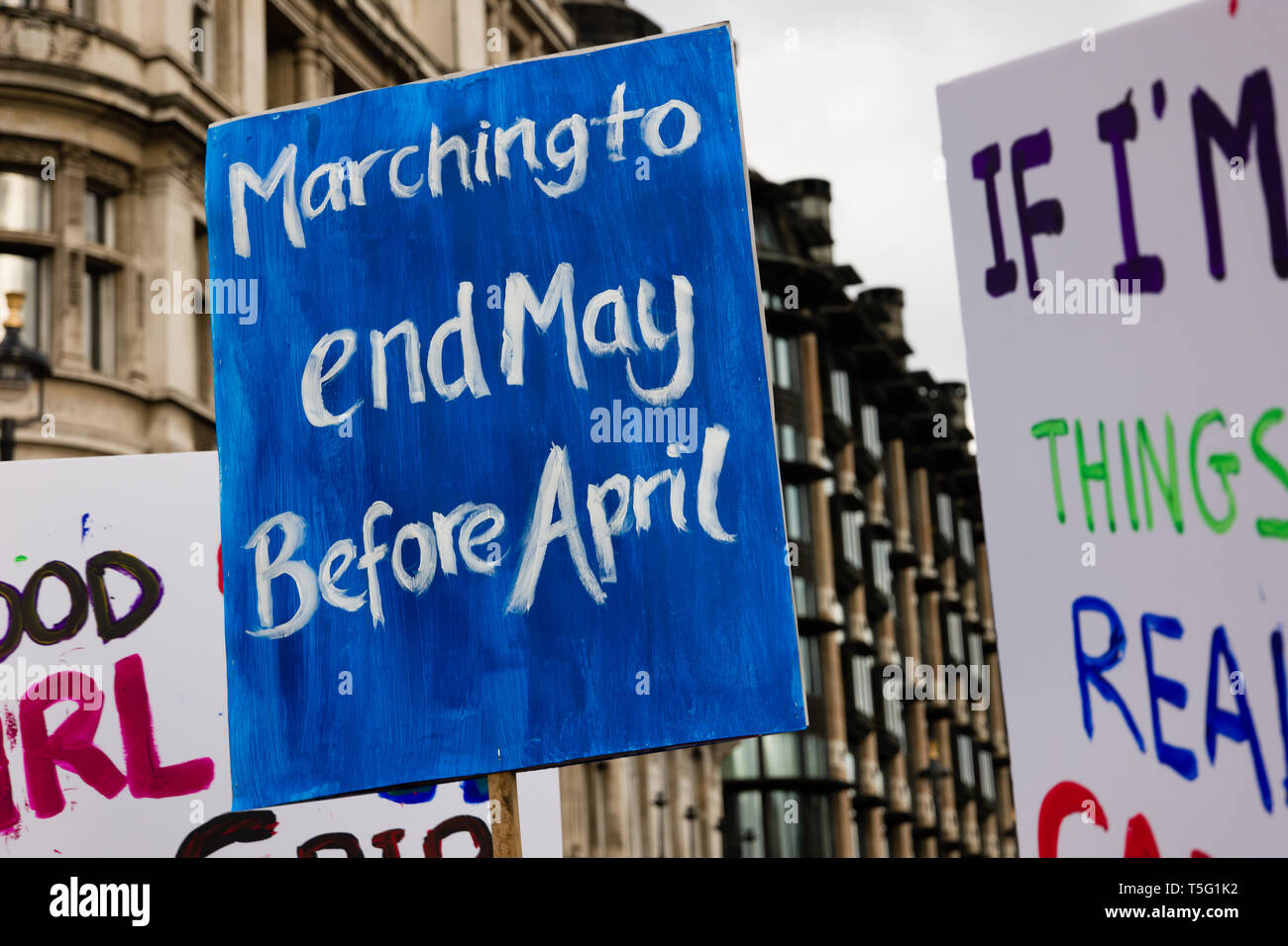 Brexit 'vote du peuple' mars à Londres Banque D'Images