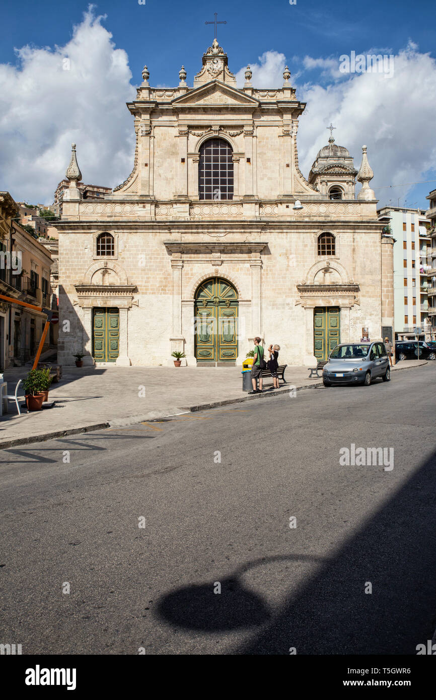Italie, Sicile, Modica, église Maria di Betlem Banque D'Images