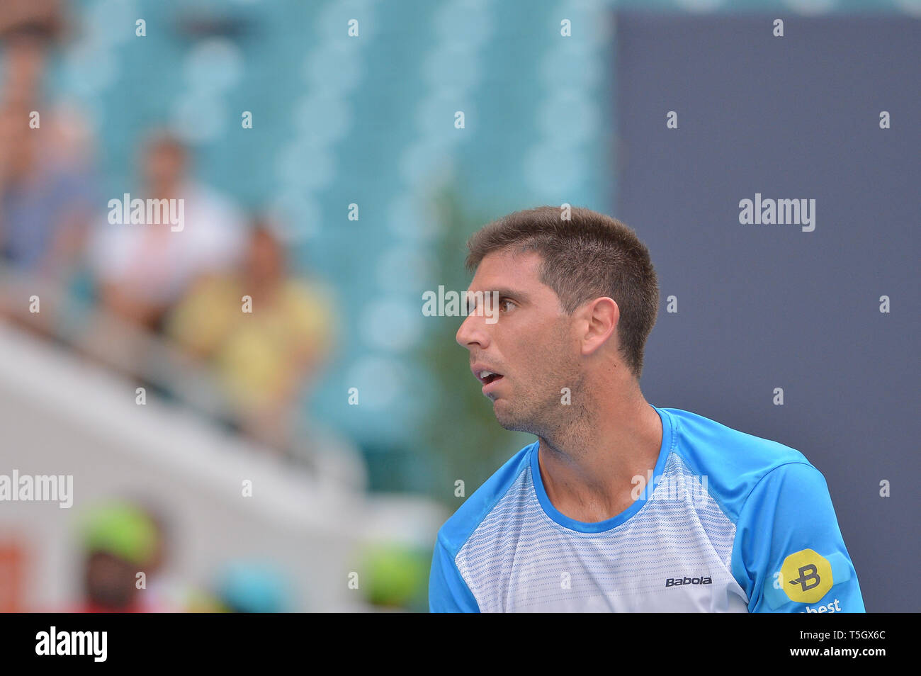 Miami 2019 Open day 6 présenté par Itau au Hard Rock Stadium avec Federico Delbonis : où : Miami Gardens, Florida, United States Quand : 24 Mar 2019 Crédit : Johnny Louis/WENN.com Banque D'Images