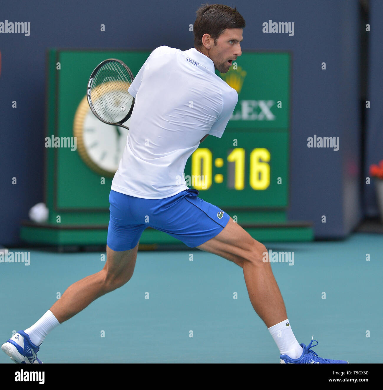 Miami 2019 Open day 6 présenté par Itau au Hard Rock Stadium comprend : Novak Djokovic Où : Miami Gardens, Florida, United States Quand : 24 Mar 2019 Crédit : Johnny Louis/WENN.com Banque D'Images