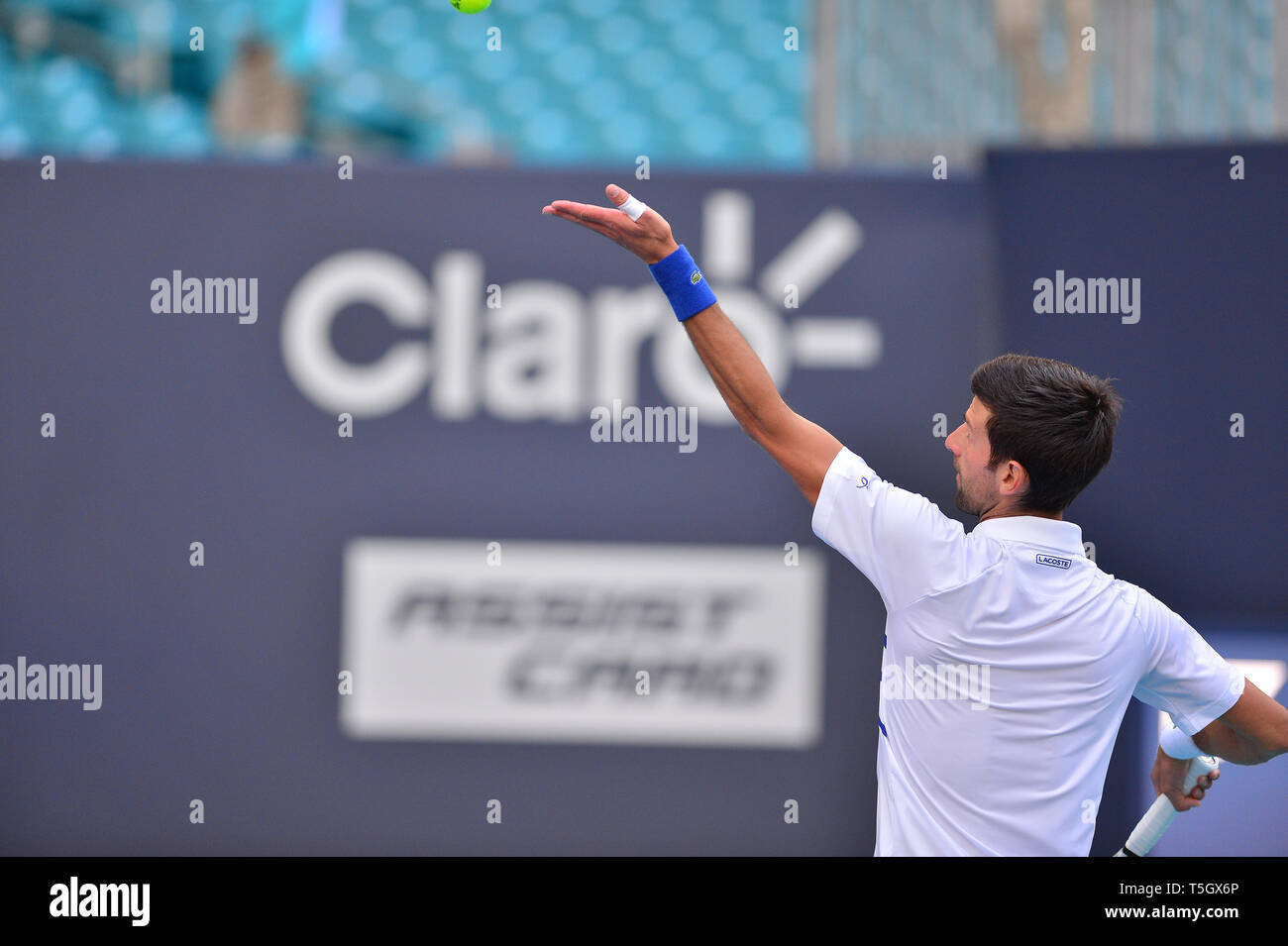 Miami 2019 Open day 6 présenté par Itau au Hard Rock Stadium comprend : Novak Djokovic Où : Miami Gardens, Florida, United States Quand : 24 Mar 2019 Crédit : Johnny Louis/WENN.com Banque D'Images