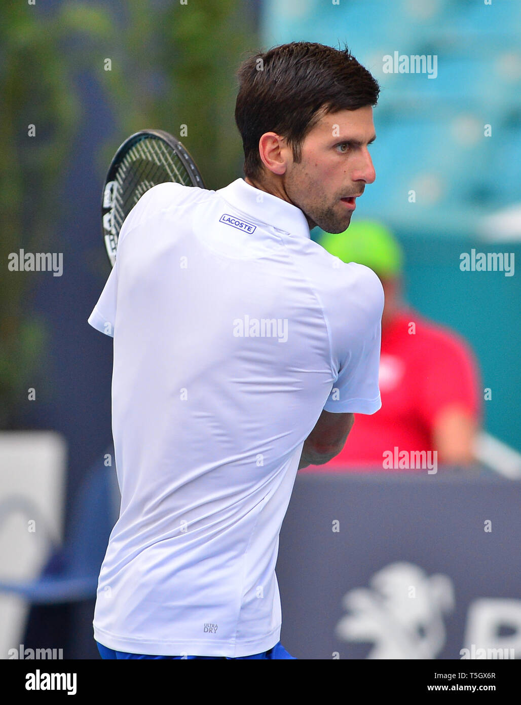 Miami 2019 Open day 6 présenté par Itau au Hard Rock Stadium comprend : Novak Djokovic Où : Miami Gardens, Florida, United States Quand : 24 Mar 2019 Crédit : Johnny Louis/WENN.com Banque D'Images
