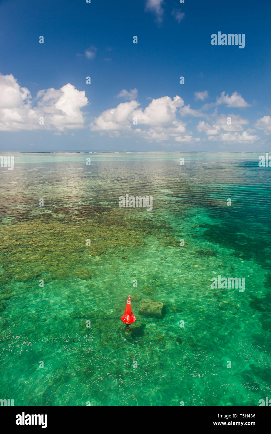 Fidji, îles de Mamanuca, l'eau claire Banque D'Images