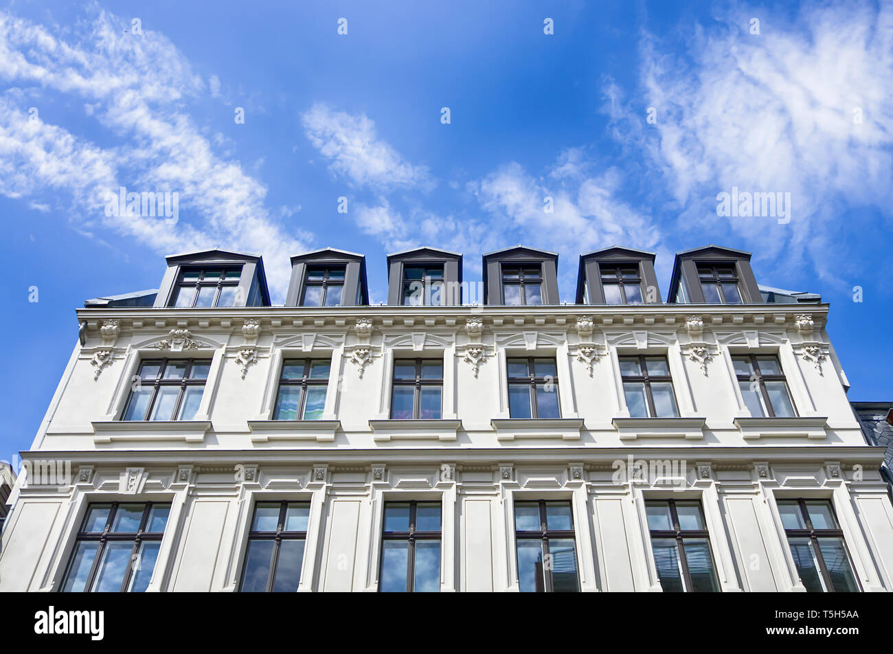 Allemagne, Berlin, façade de multiple réhabilités Banque D'Images