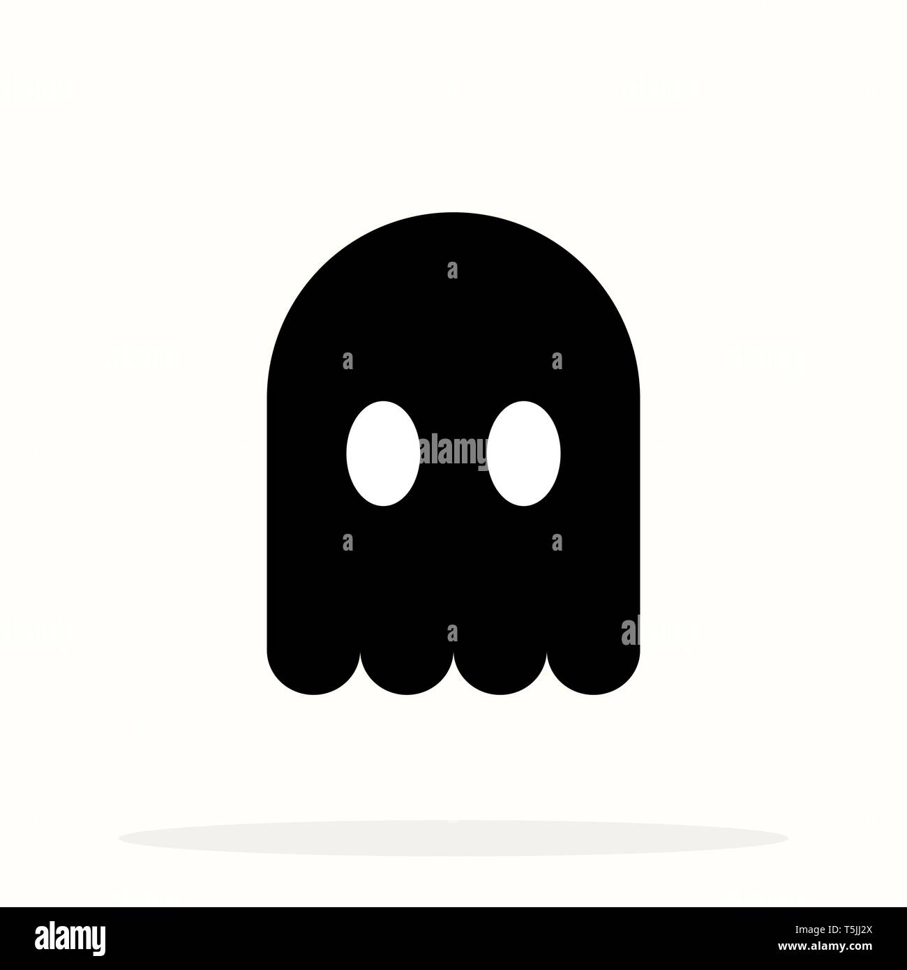 Pac Man vecteur symbole icône sign on white eps 10 Illustration de Vecteur