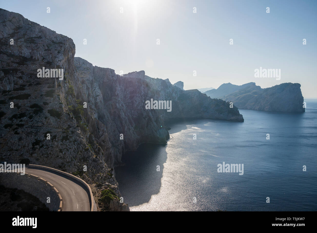 Espagne, Baléares, Mallorca, Cap Formentor Banque D'Images