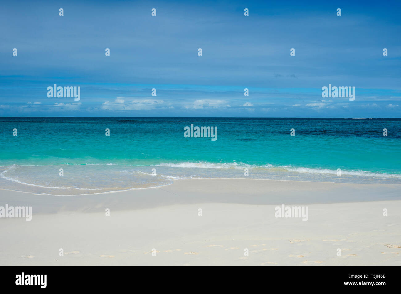 Caraïbes, Anguilla, Shoal Bay, East Beach Banque D'Images
