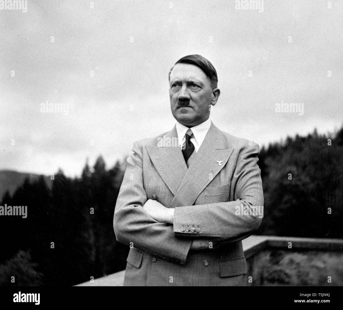Eva Braun Collection (sest) - photo de Candide Adolf Hilter ca. fin des années 1930 ou au début des années 1940) Banque D'Images