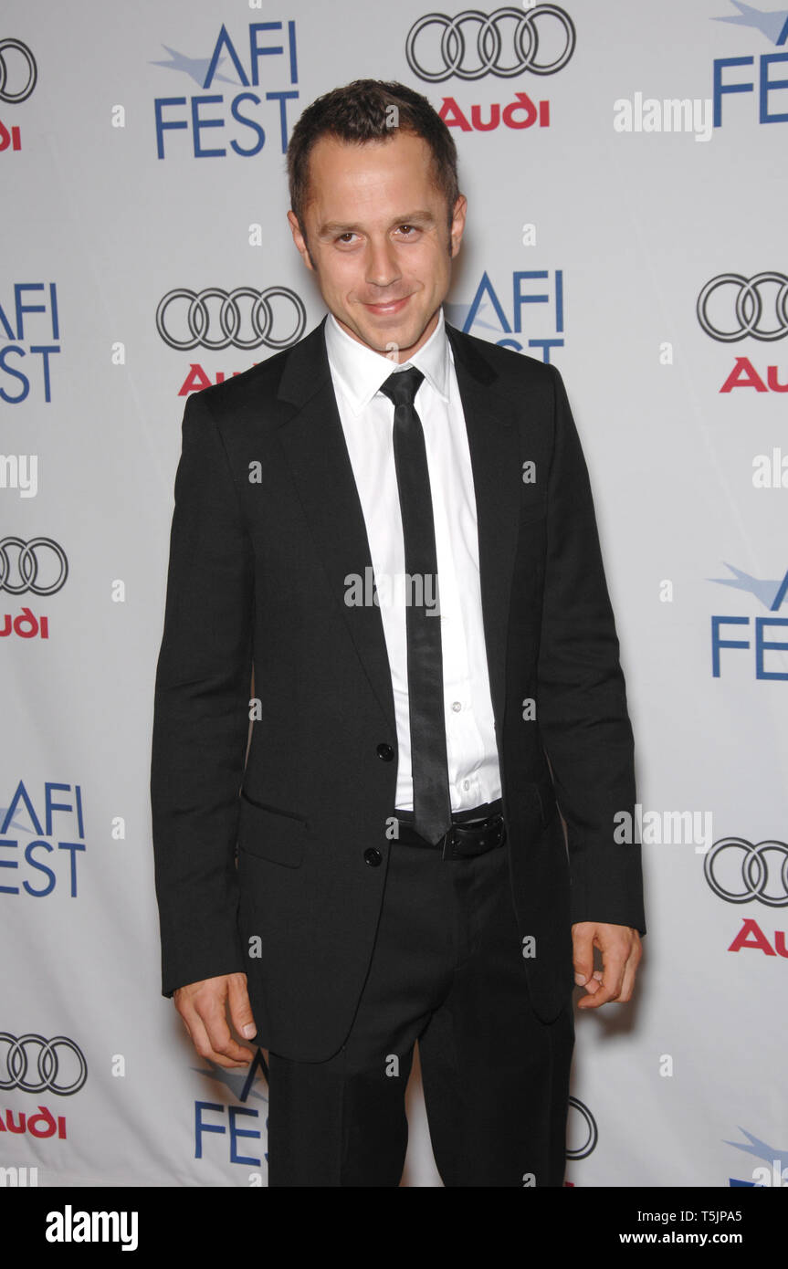 LOS ANGELES, CA. 07 novembre 2006 : GIOVANNI RIBISI au Festival AFI première de son nouveau film 'The Dead Girl'. Photo : Paul Smith / Featureflash Banque D'Images