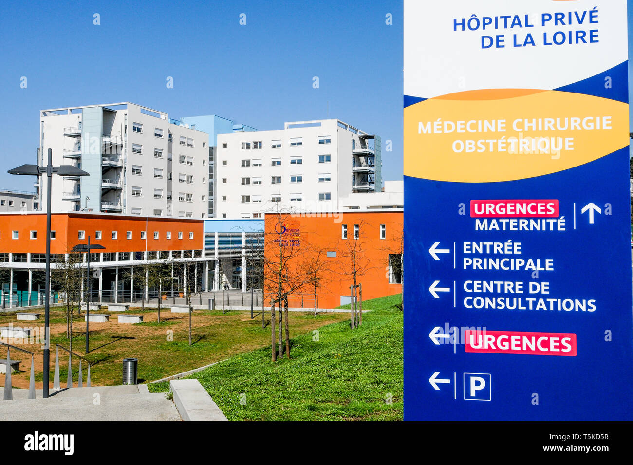 L'hôpital privé de la Loire, Saint-Etienne, Loire, France, région d'AURA  Photo Stock - Alamy