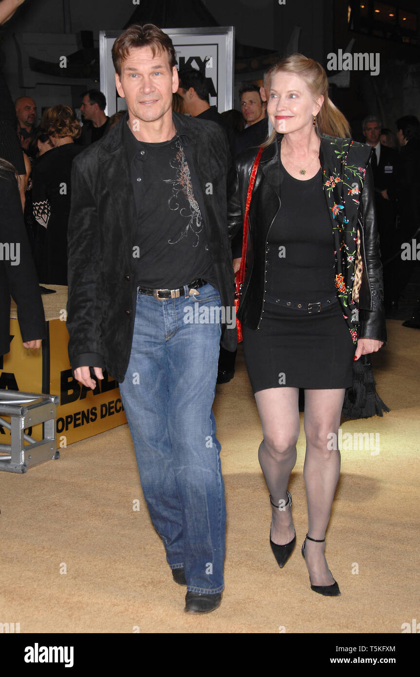 Patrick swayze et sa femme lisa niemi Banque de photographies et d’images à haute résolution Alamy