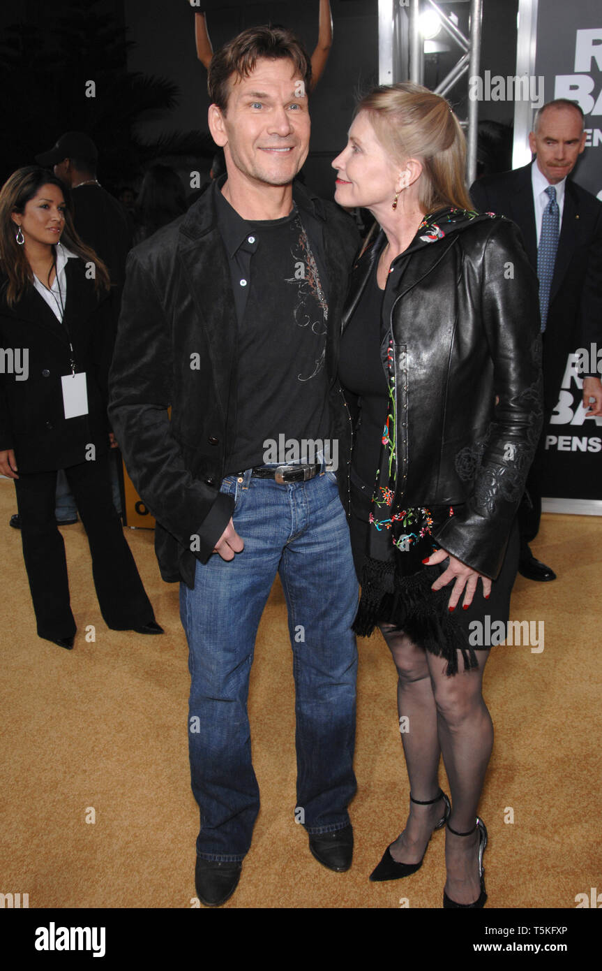 Patrick swayze et sa femme lisa niemi Banque de photographies et d’images à haute résolution Alamy