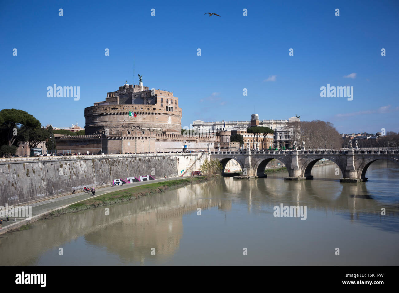 Castel Sant'Angelo, Rome Banque D'Images